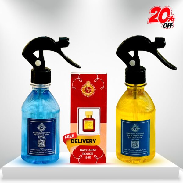 Exclusive Perfume & Room Freshener Combo Pack  3 in 1