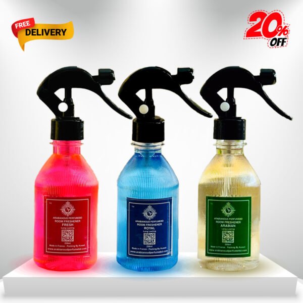 Premium Room Freshener Combo Pack 3in1
